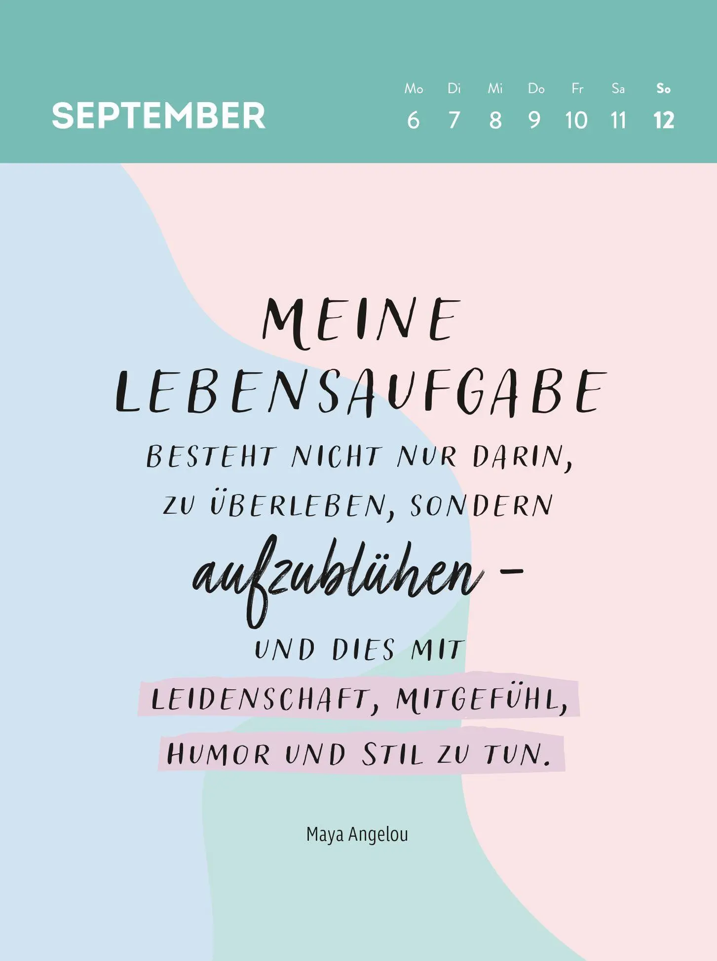 Bild: 4036442014776 | Wochenkalender 2027: Frauen sind großartig! Von perfekt war nie die...