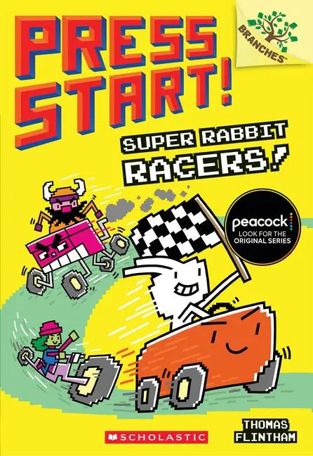 Cover: 9781338034776 | Super Rabbit Racers!: A Branches Book (Press Start! #3) | Volume 3