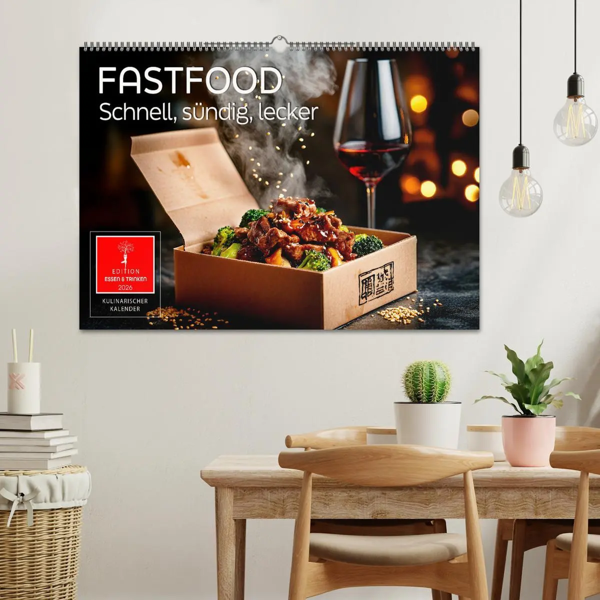Bild: 9783457324776 | Fastfood - schnell, sündig, lecker (Wandkalender 2026 DIN A2 quer),...