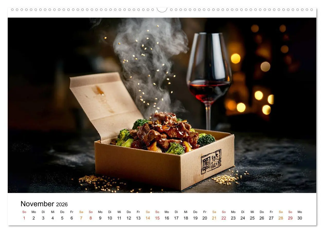 Bild: 9783457324776 | Fastfood - schnell, sündig, lecker (Wandkalender 2026 DIN A2 quer),...