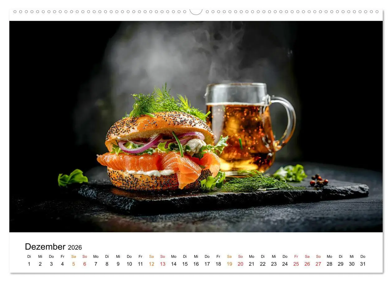 Bild: 9783457324776 | Fastfood - schnell, sündig, lecker (Wandkalender 2026 DIN A2 quer),...