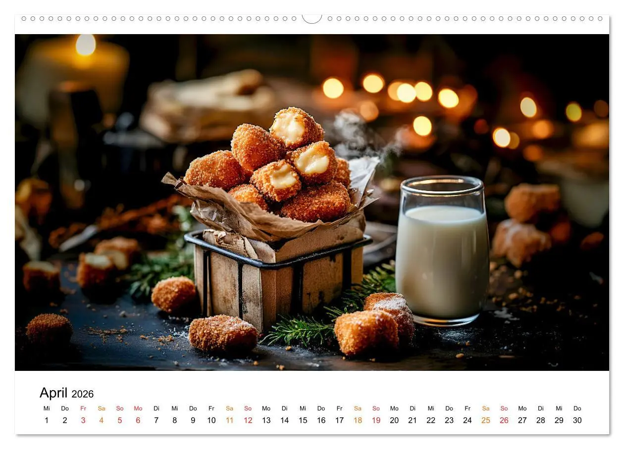Bild: 9783457324776 | Fastfood - schnell, sündig, lecker (Wandkalender 2026 DIN A2 quer),...