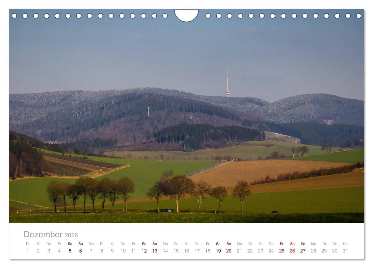 Bild: 9783457874776 | Schönes Sauerland (Wandkalender 2026 DIN A4 quer), CALVENDO...