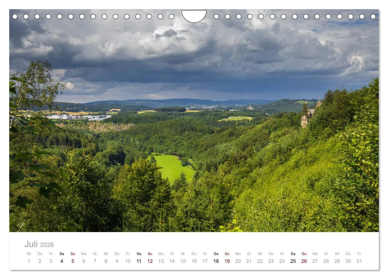 Bild: 9783457874776 | Schönes Sauerland (Wandkalender 2026 DIN A4 quer), CALVENDO...