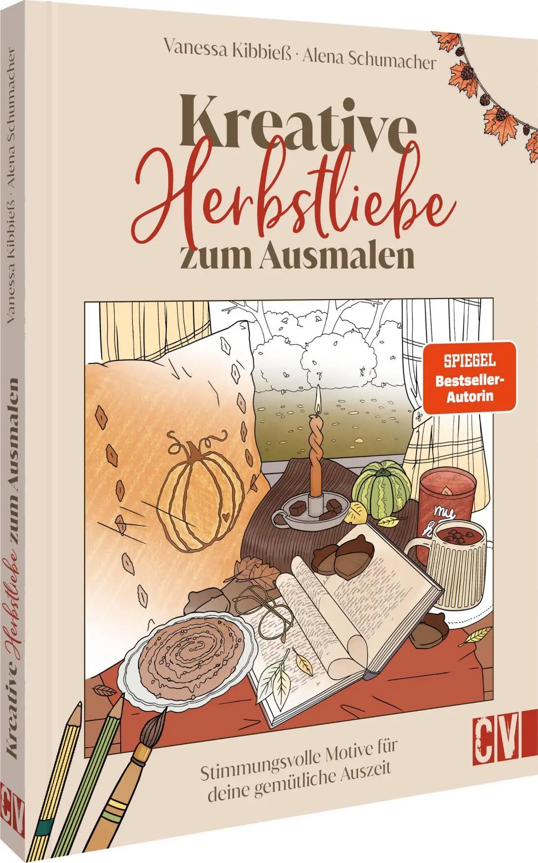 Cover: 9783862304776 | Meine kreative Herbstliebe zum Ausmalen | Vanessa Kibbieß (u. a.)