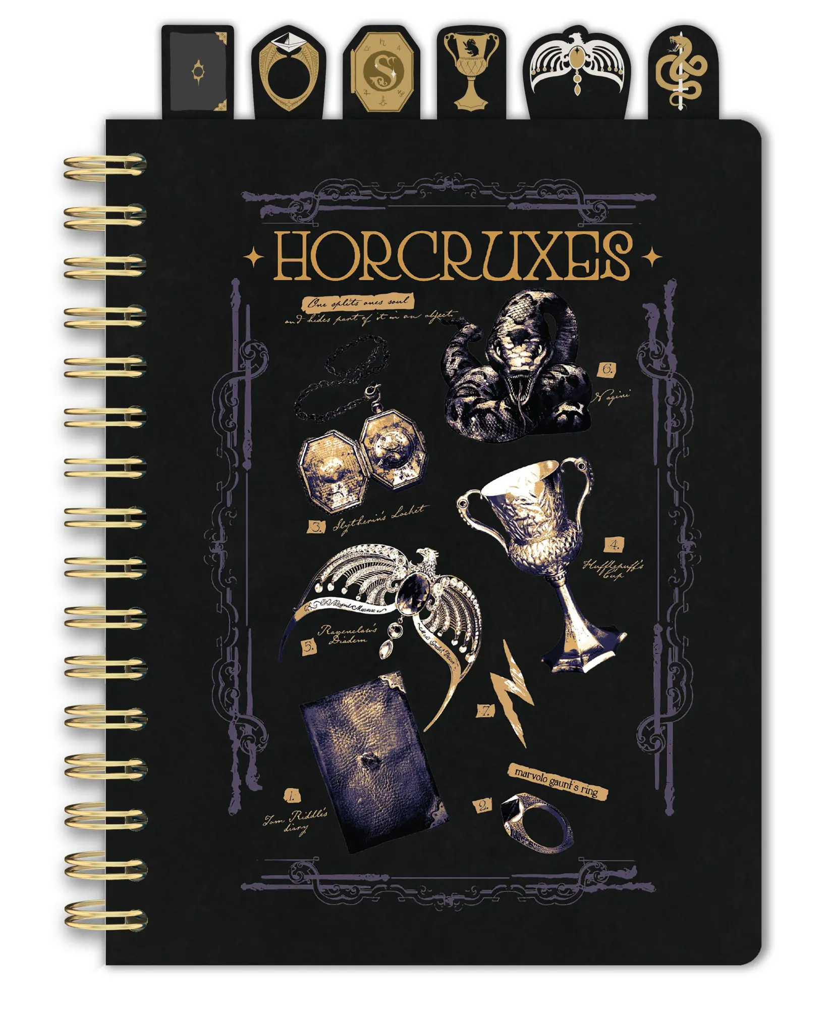 Cover: 9798337404776 | Harry Potter: Horcruxes Spiral Notebook | Editions Insight | Buch