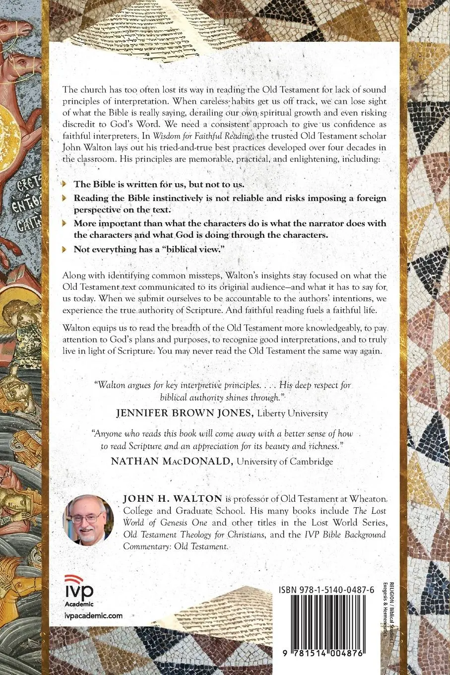 Rückseite: 9781514004876 | Wisdom for Faithful Reading | John H. Walton | Taschenbuch | Paperback