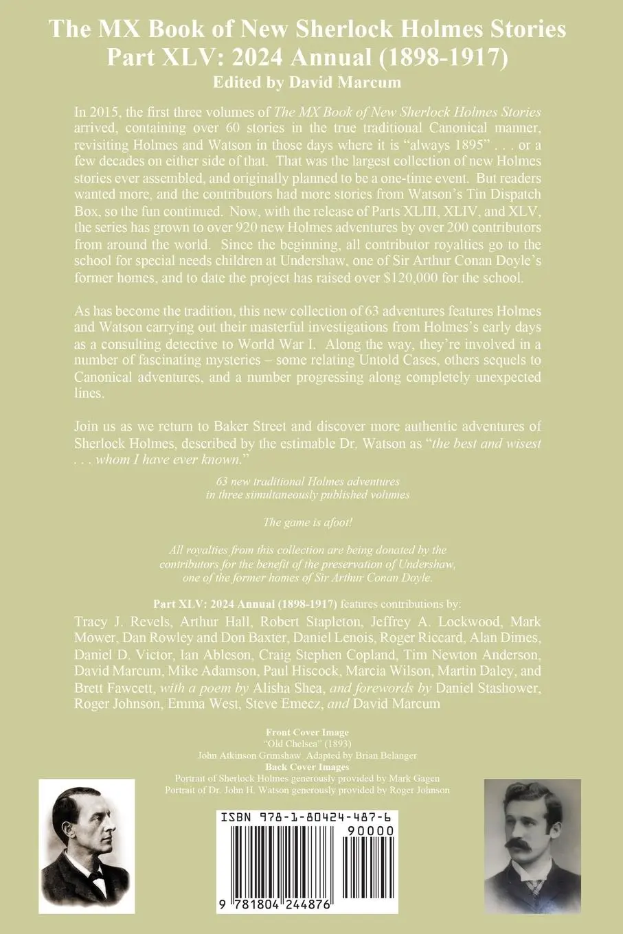 Rückseite: 9781804244876 | The MX Book of New Sherlock Holmes Stories Part XLV | David Marcum