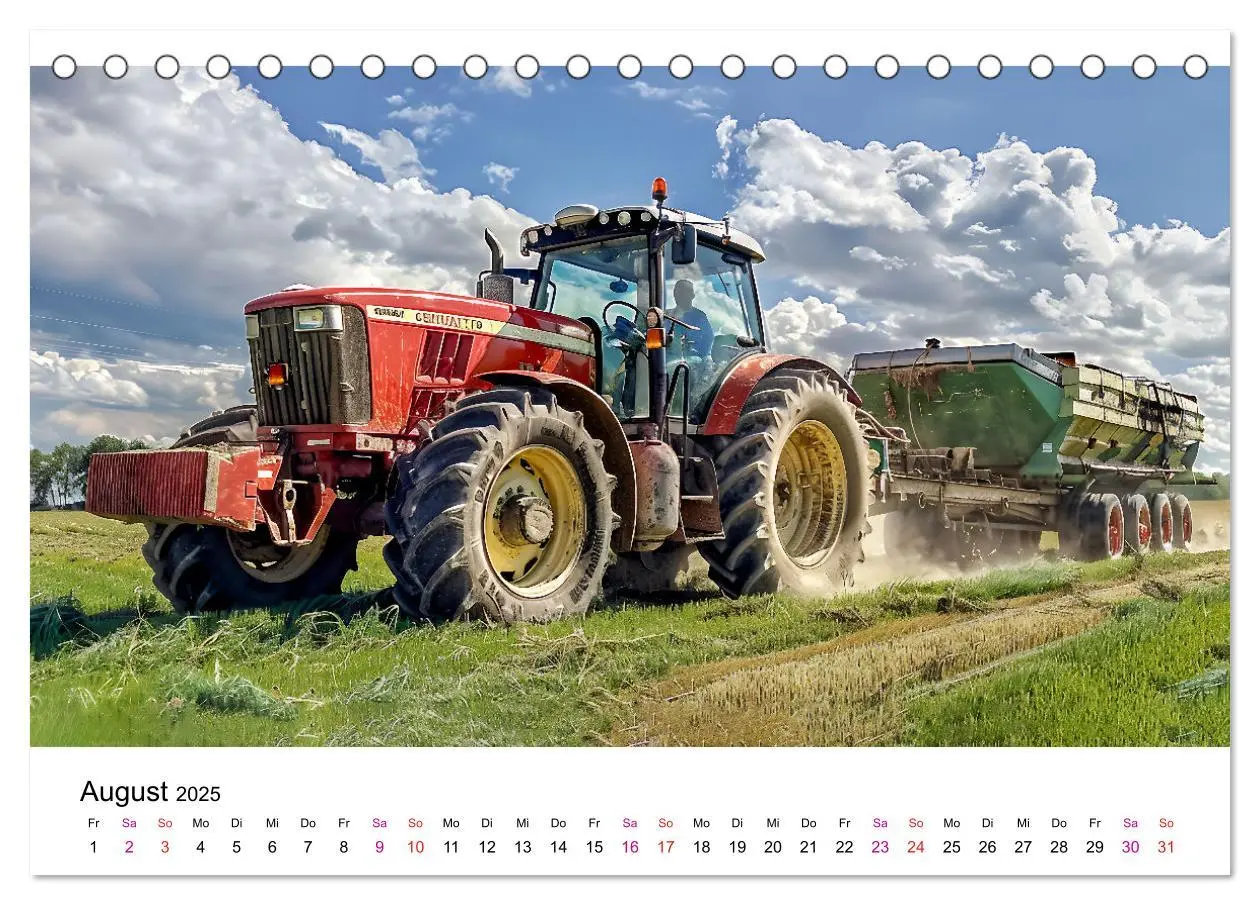 Bild: 9783457174876 | Traktoren Power (Tischkalender 2025 DIN A5 quer), CALVENDO...