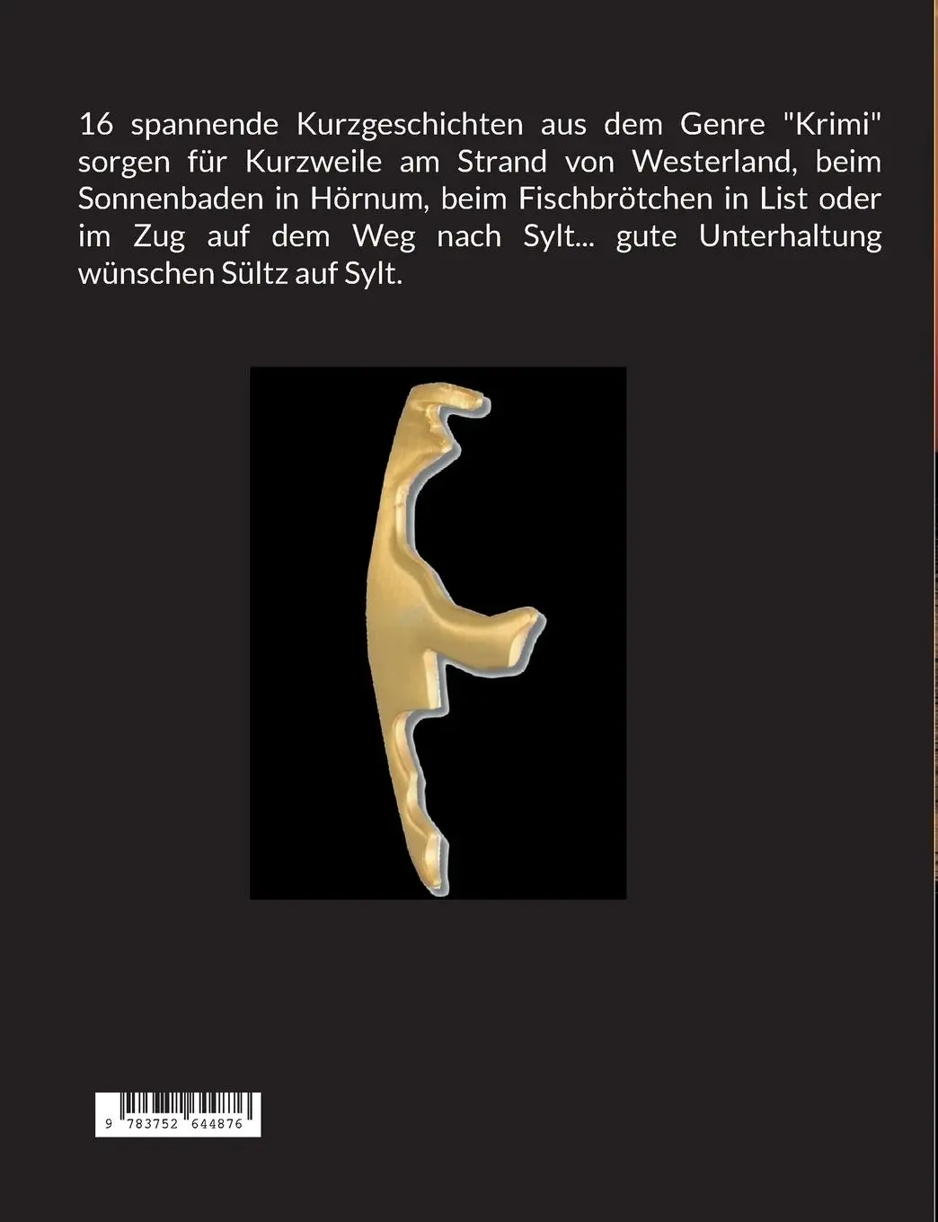 Rückseite: 9783752644876 | Kriminalkommissar Feddersen: Mord auf Sylt | Uwe H. Sültz (u. a.)