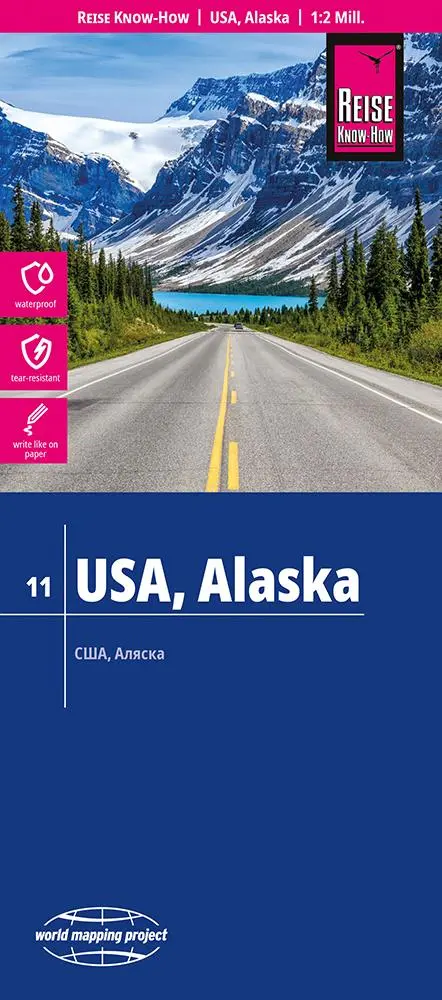 Cover: 9783831774876 | Reise Know-How Landkarte USA 11, Alaska (1:2.000.000) | (Land-)Karte