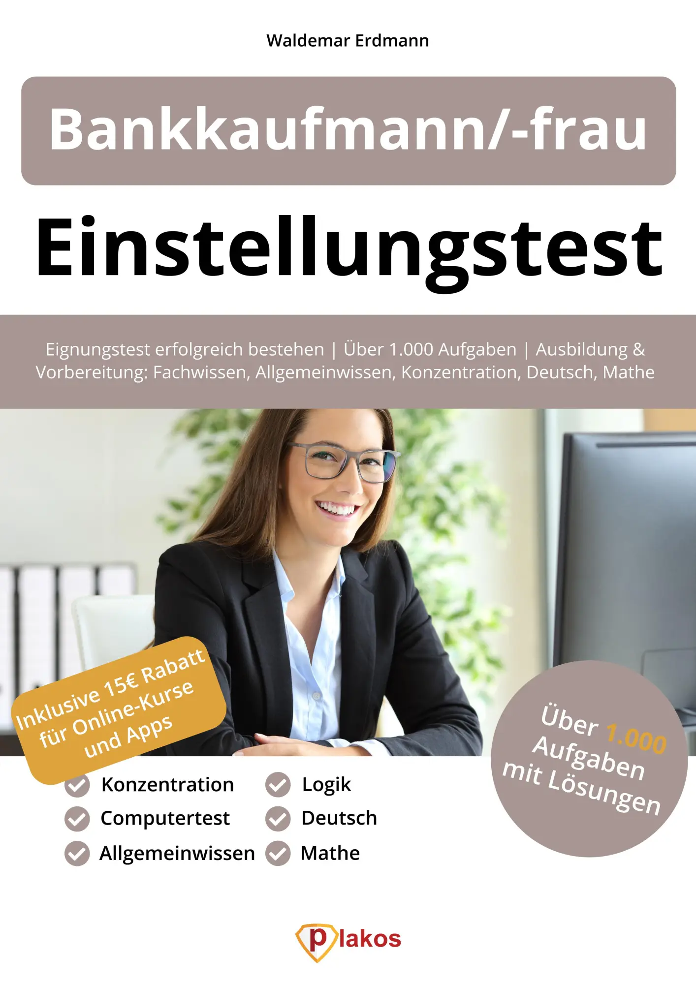 Cover: 9783948144876 | Einstellungstest Bankkaufmann / Bankkauffrau | Waldemar Erdmann | Buch