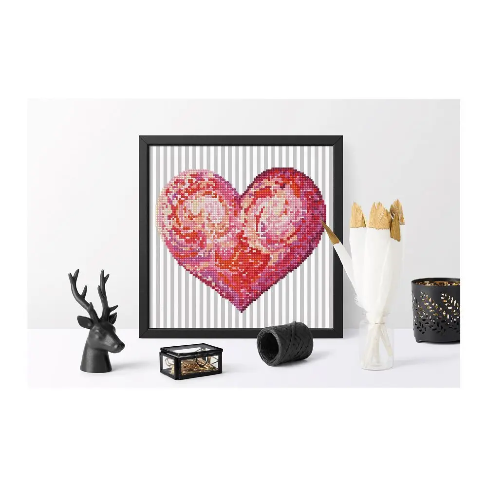 Bild: 4897073244976 | DIAMOND DOTZ - Diamond Painting Herz | Kit (Bastelset) | 2524497