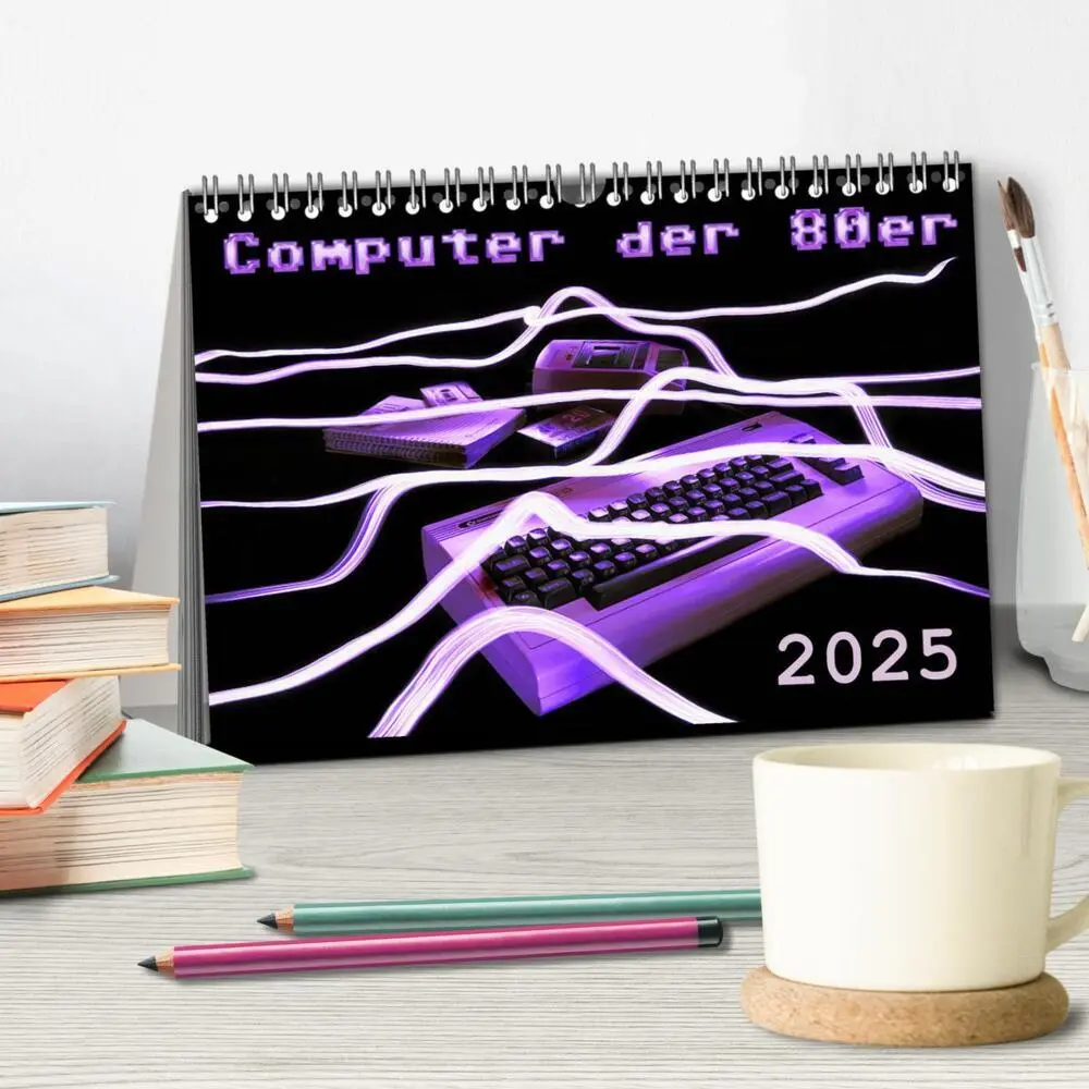 Bild: 9783435384976 | Computer der 80er (Tischkalender 2025 DIN A5 quer), CALVENDO...