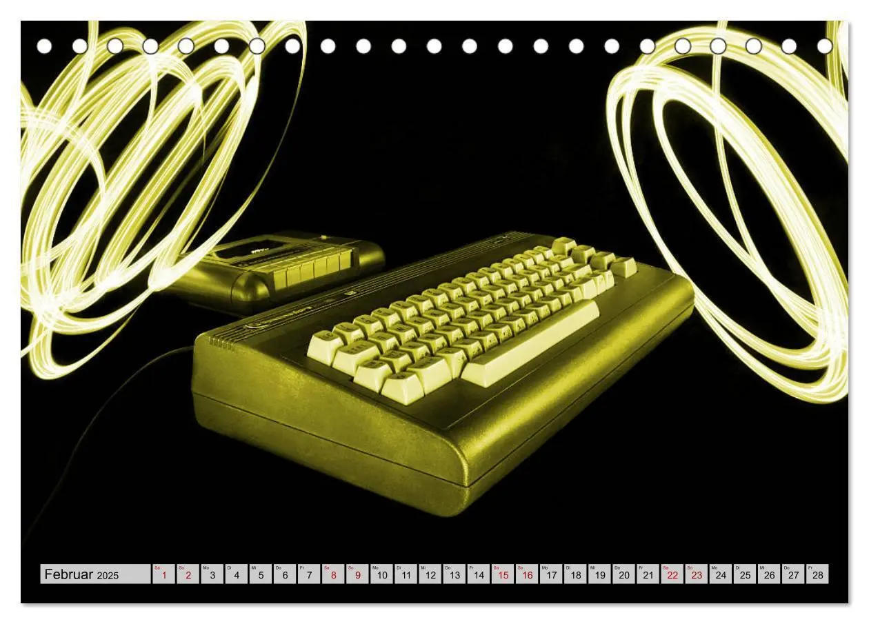 Bild: 9783435384976 | Computer der 80er (Tischkalender 2025 DIN A5 quer), CALVENDO...