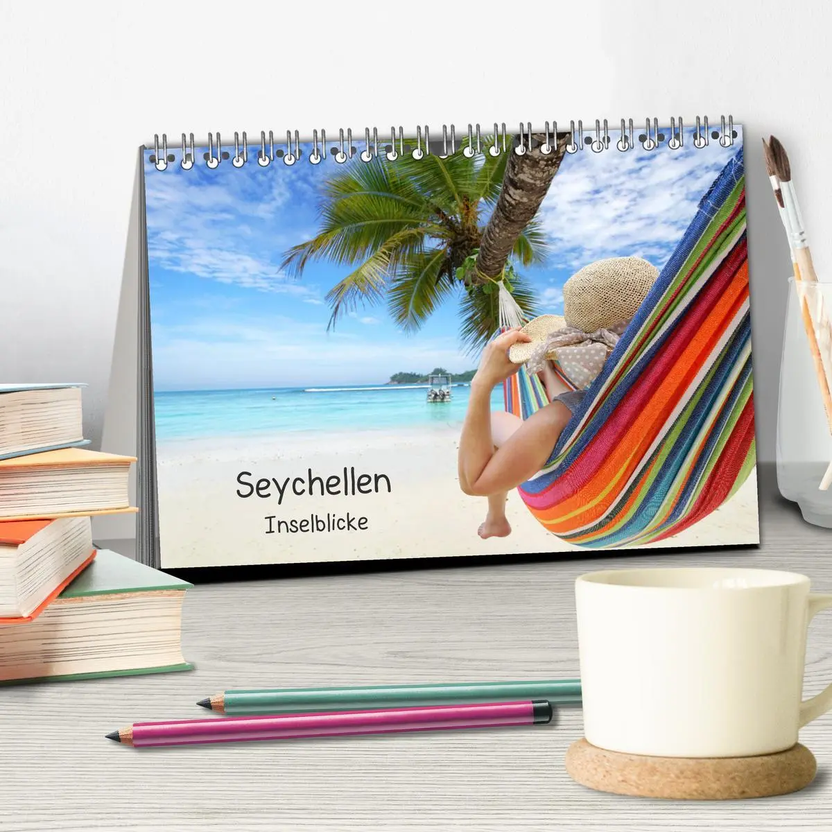 Bild: 9783457784976 | Seychellen Inselblicke (Tischkalender 2026 DIN A5 quer), CALVENDO...