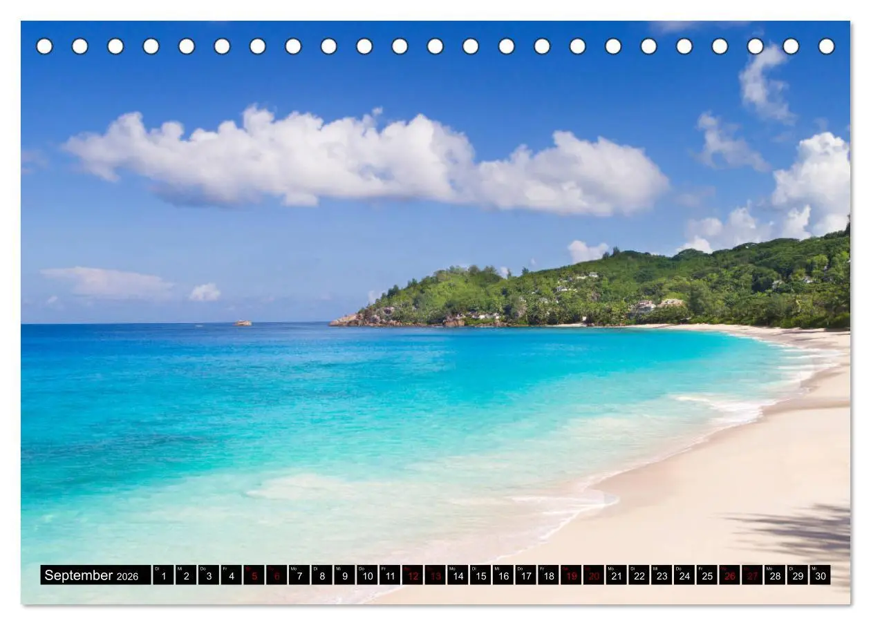 Bild: 9783457784976 | Seychellen Inselblicke (Tischkalender 2026 DIN A5 quer), CALVENDO...