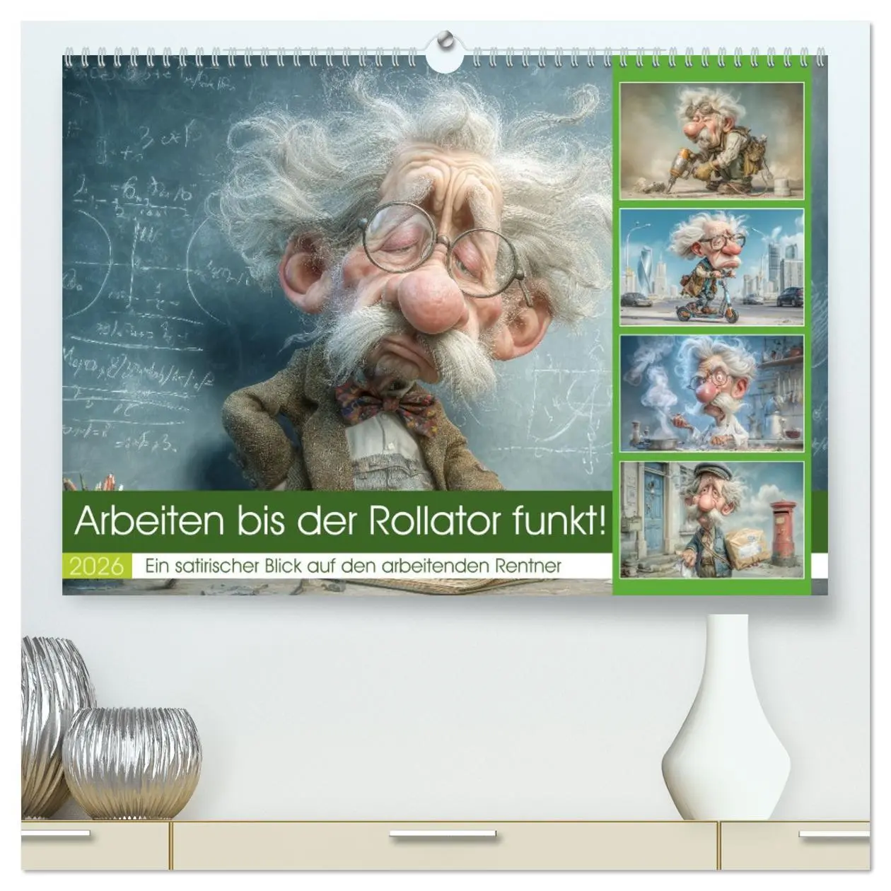 Cover: 9783516634976 | Arbeiten bis der Rollator funkt! (hochwertiger Premium Wandkalender...