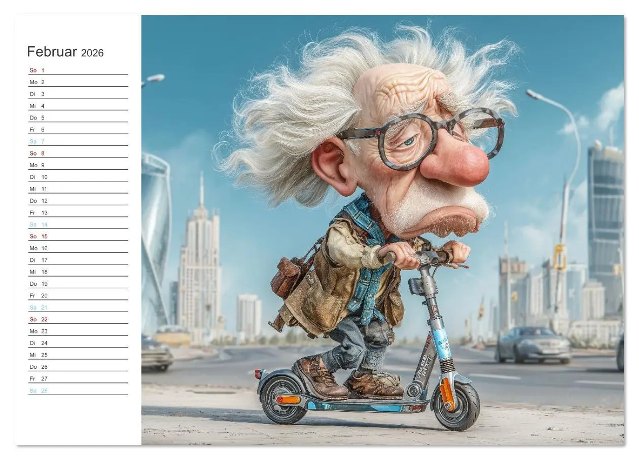 Bild: 9783516634976 | Arbeiten bis der Rollator funkt! (hochwertiger Premium Wandkalender...