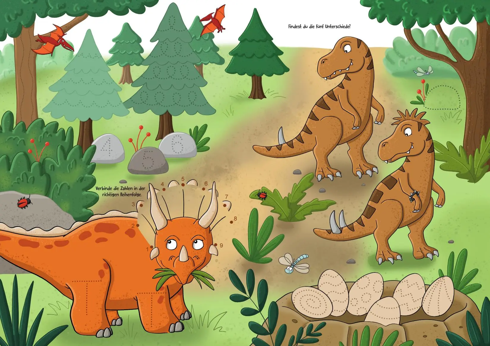 Bild: 9783780664976 | Rätseln &amp; Lernen - Dinos | mit abwischbarem Stift | Klara Kamlah