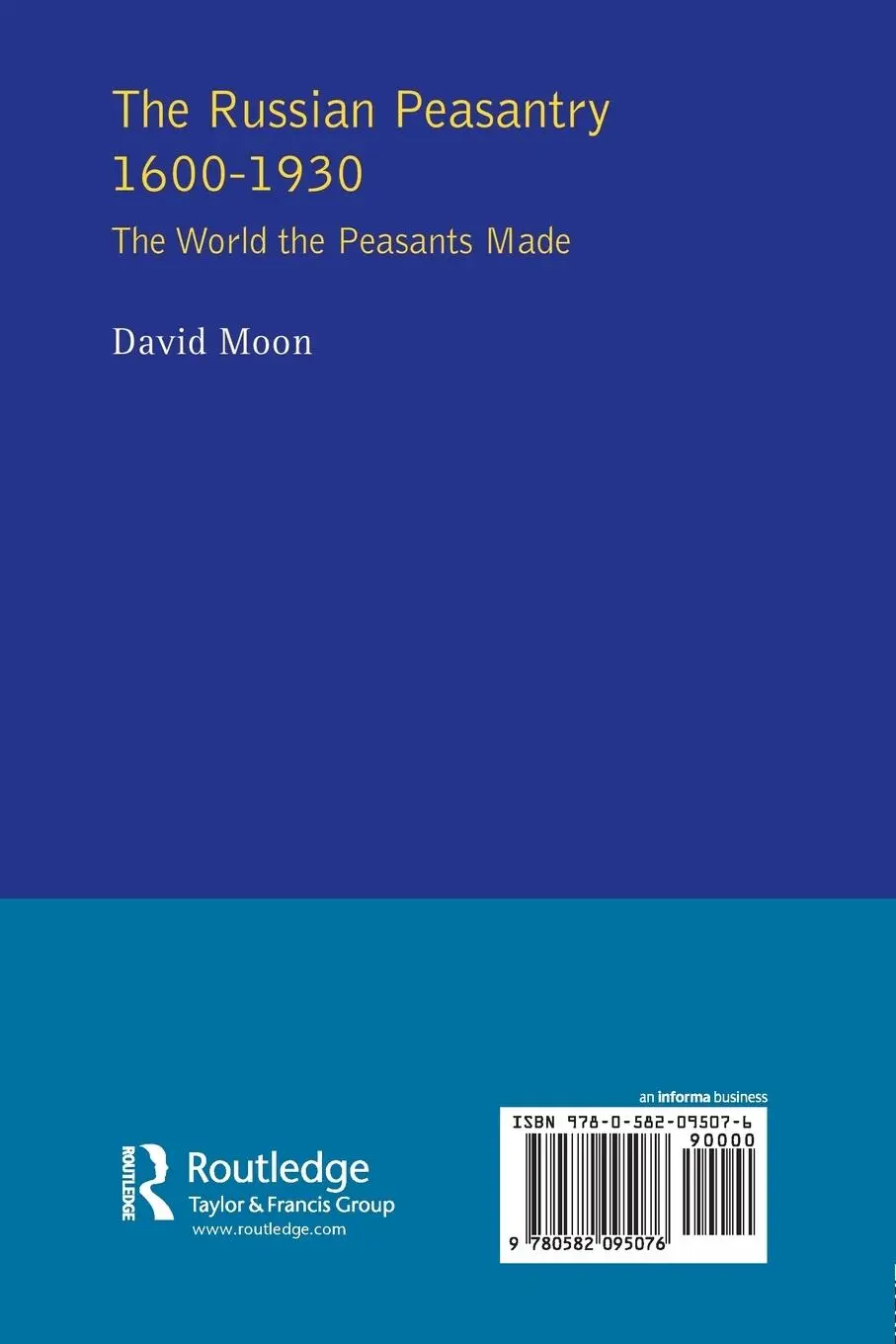 Rückseite: 9780582095076 | The Russian Peasantry 1600-1930 | The World the Peasants Made | Moon