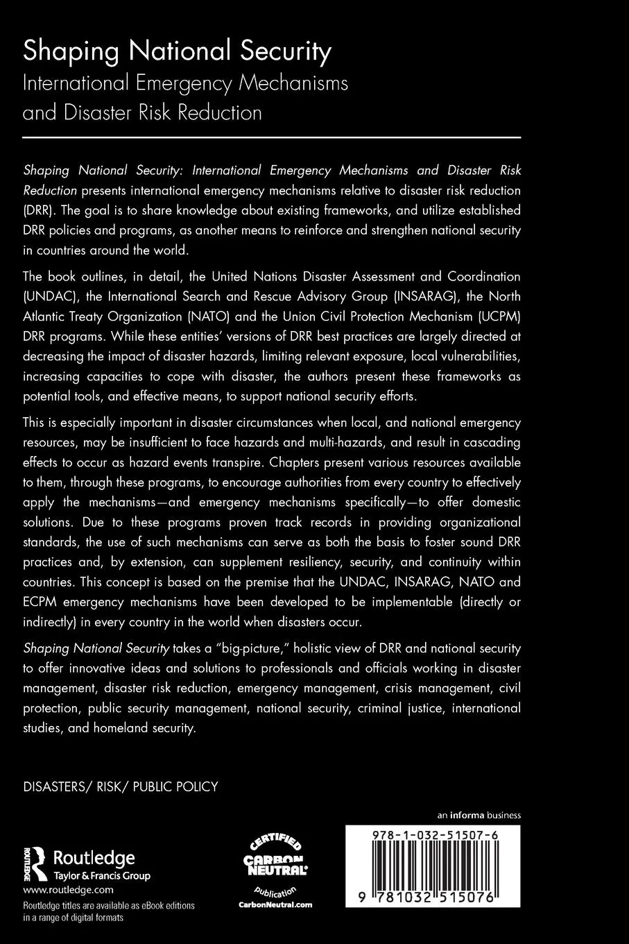 Rückseite: 9781032515076 | Shaping National Security | Pawel Gromek (u. a.) | Taschenbuch | 2023