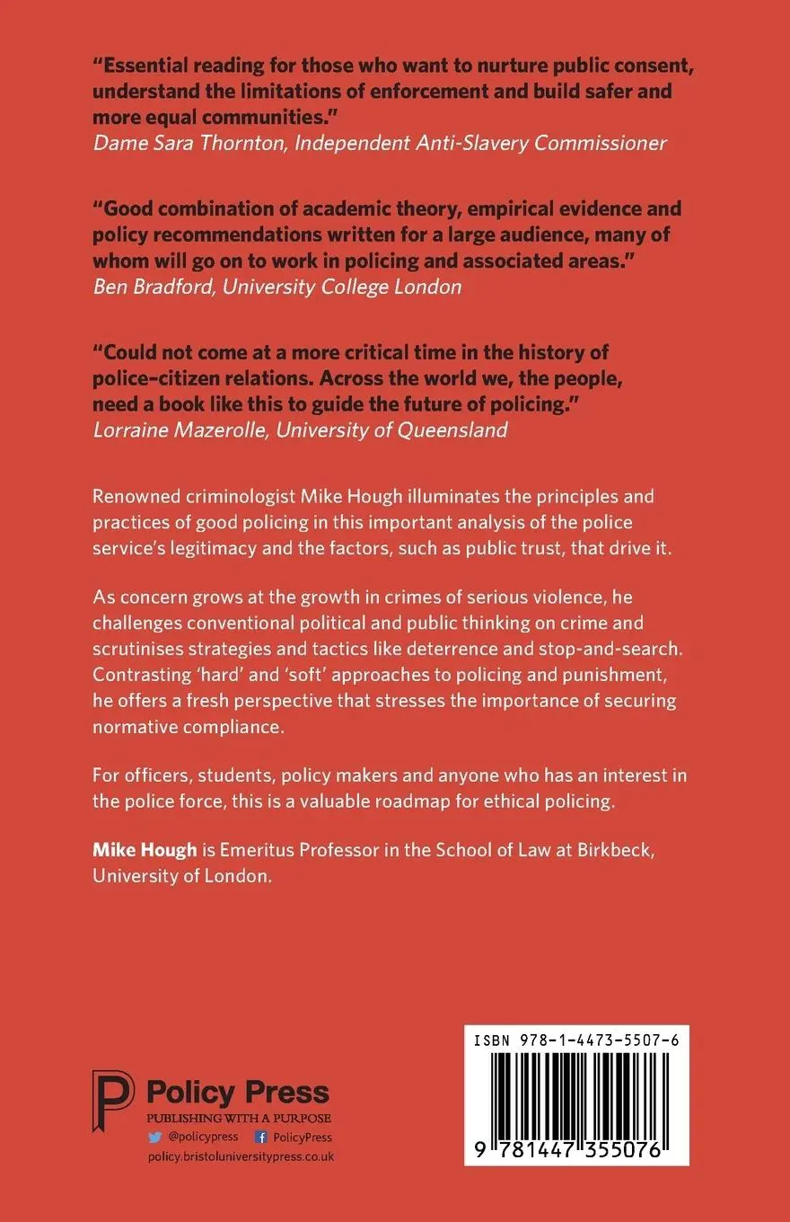 Rückseite: 9781447355076 | Good Policing | Trust, Legitimacy and Authority | Mike Hough | Buch