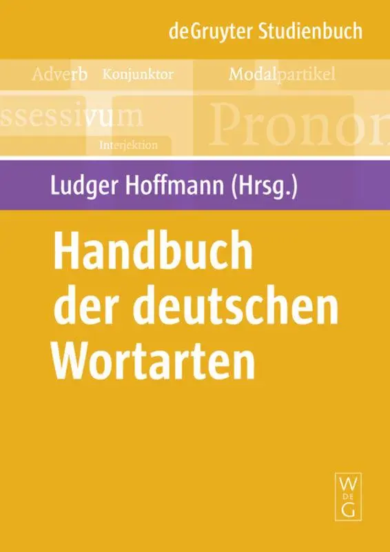 Cover: 9783110215076 | Handbuch der deutschen Wortarten | Ludger Hoffmann | Taschenbuch | VI
