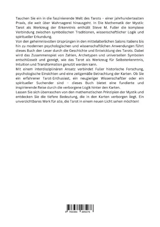 Rückseite: 9783384485076 | Die Mathematik der Mystik: Tarot als Werkzeug der Erkenntnis | Fuller