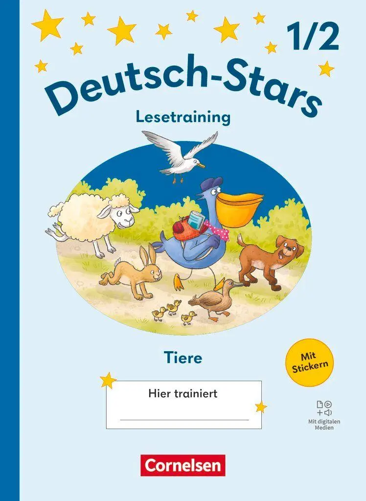 Cover: 9783464815076 | Deutsch-Stars 1./2. Schuljahr - Lesetraining Ausgabe 2025 -...