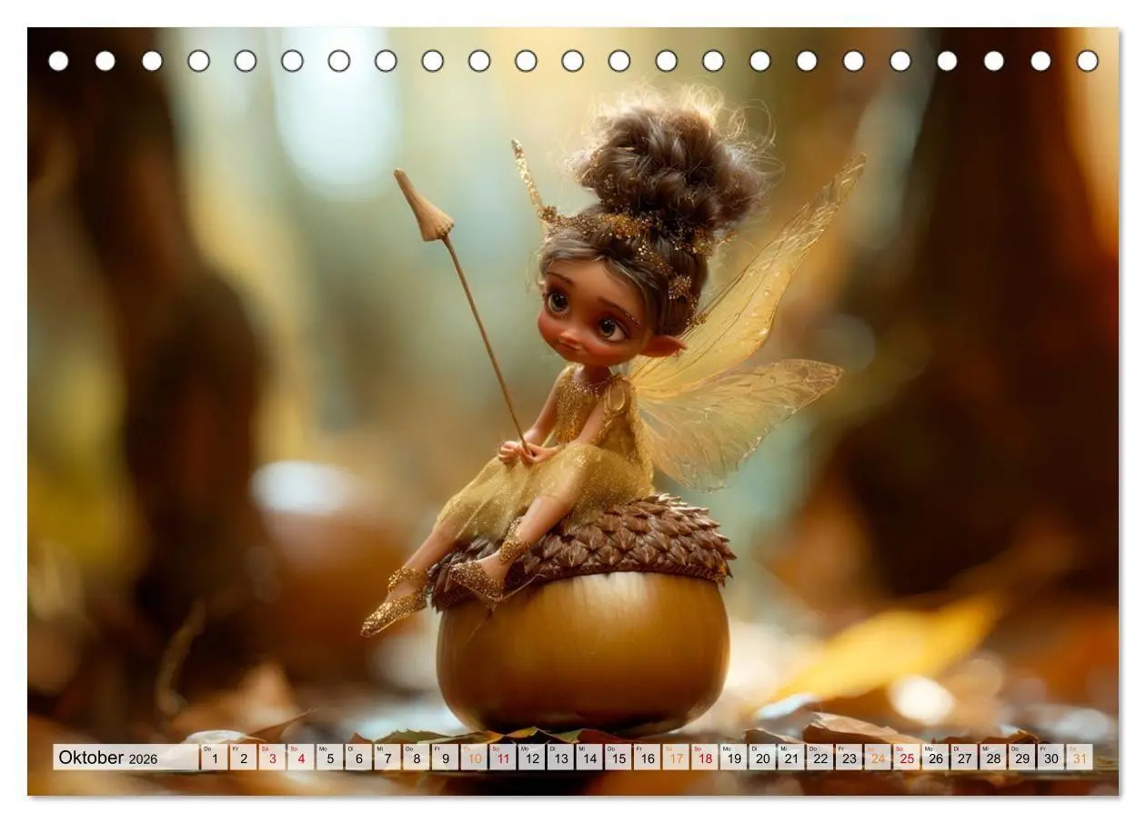 Bild: 9783516695076 | Zauberlicht und Elfenflügel (Tischkalender 2026 DIN A5 quer),...