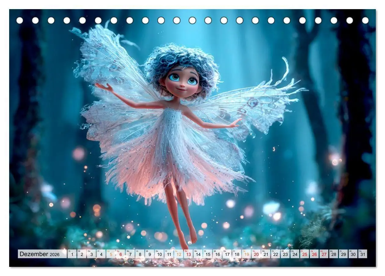 Bild: 9783516695076 | Zauberlicht und Elfenflügel (Tischkalender 2026 DIN A5 quer),...
