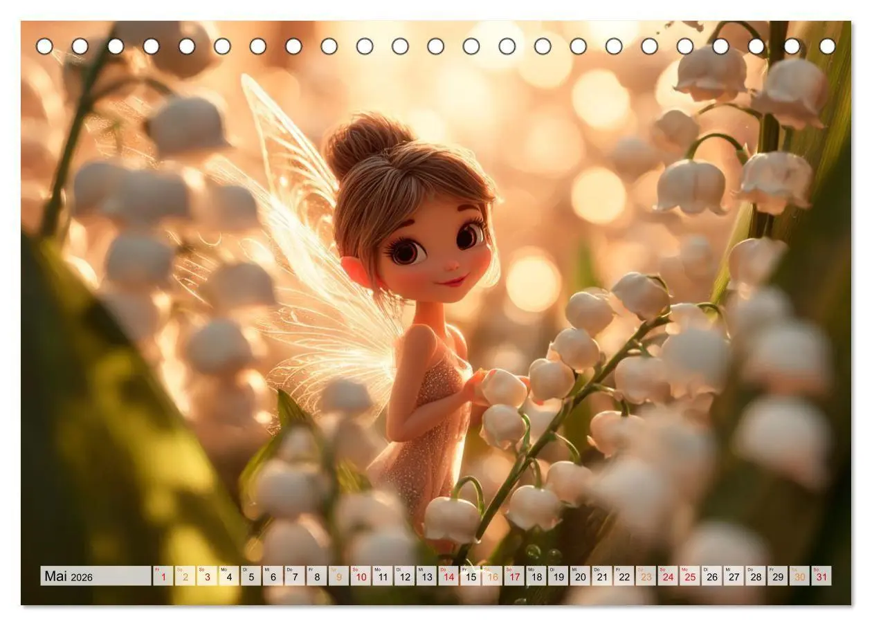 Bild: 9783516695076 | Zauberlicht und Elfenflügel (Tischkalender 2026 DIN A5 quer),...