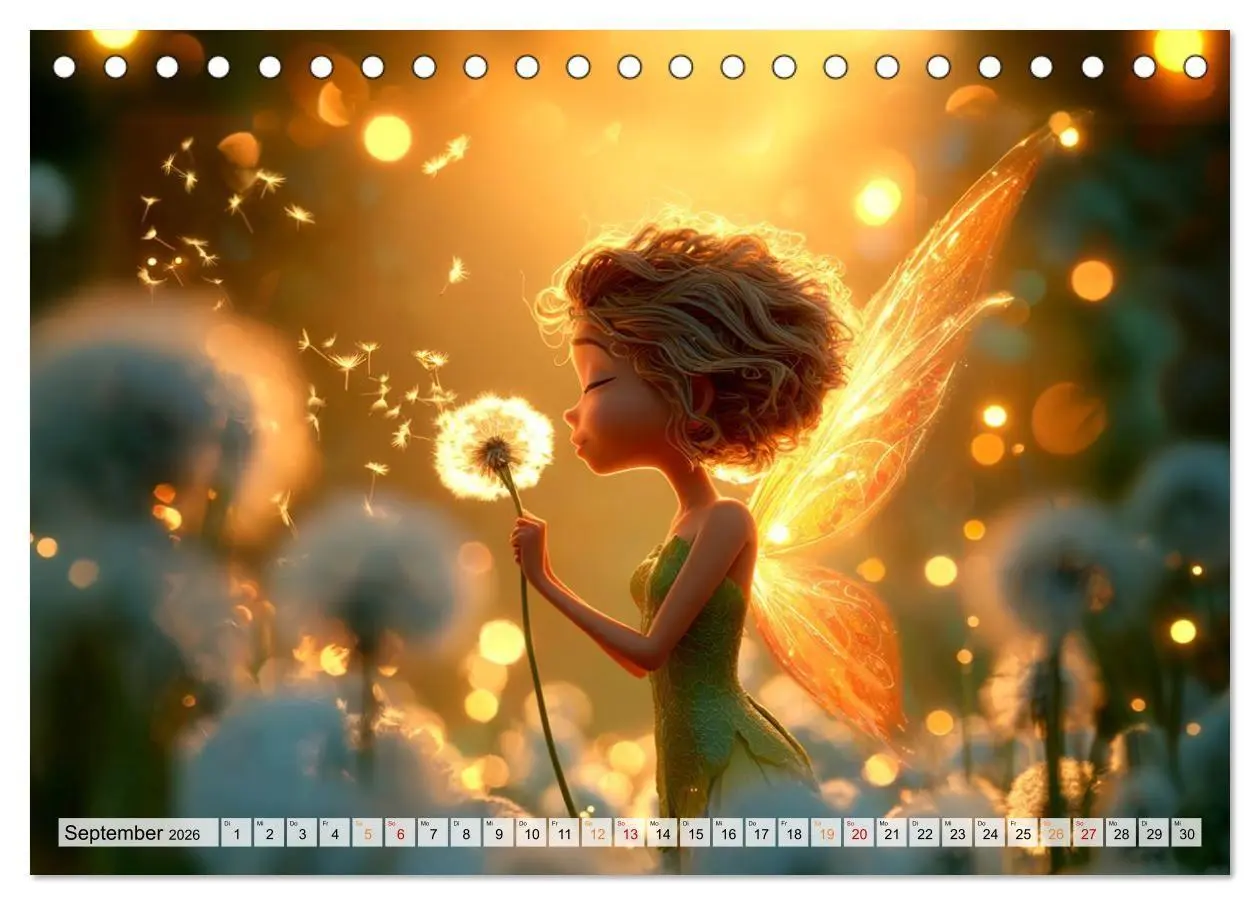 Bild: 9783516695076 | Zauberlicht und Elfenflügel (Tischkalender 2026 DIN A5 quer),...