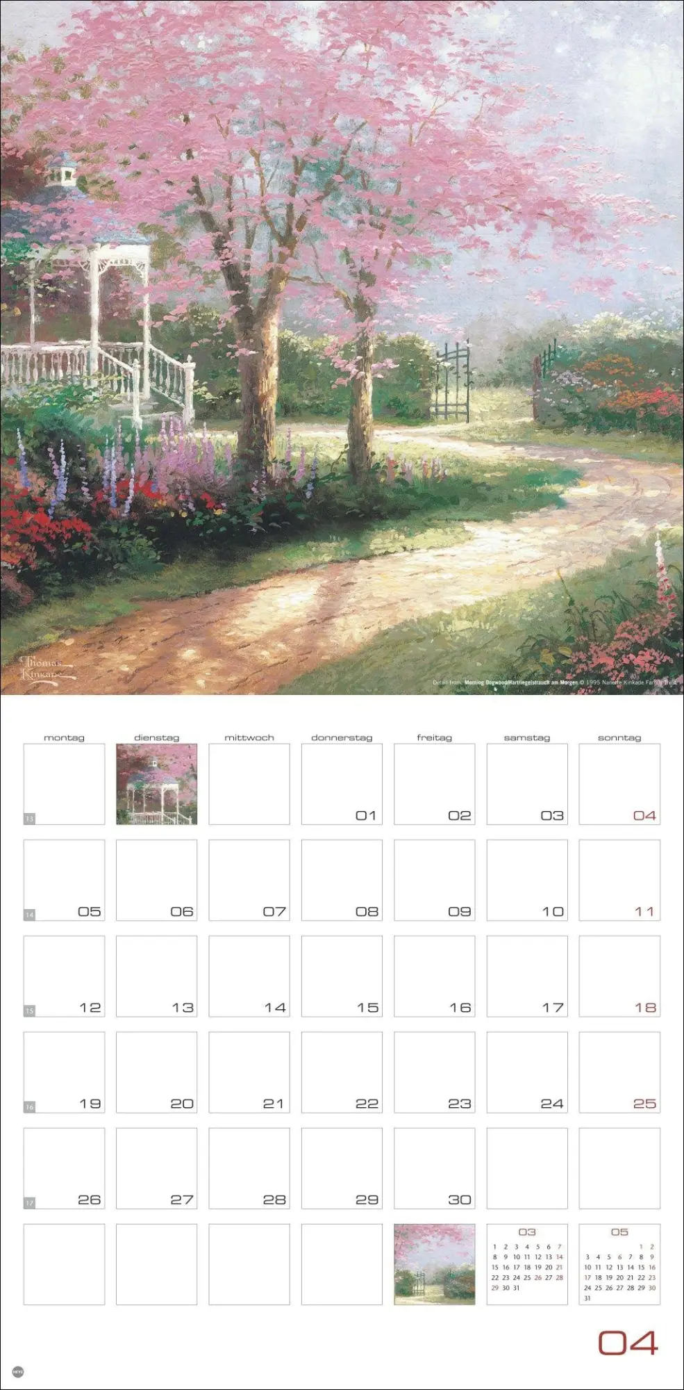 Bild: 9783756415076 | Thomas Kinkade: Land of Light Broschurkalender 2027 | Thomas Kinkade