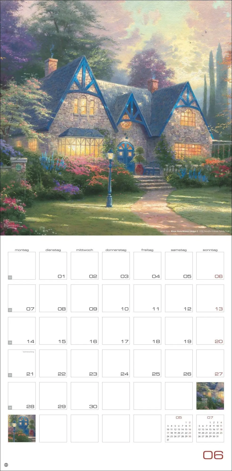 Bild: 9783756415076 | Thomas Kinkade: Land of Light Broschurkalender 2027 | Thomas Kinkade