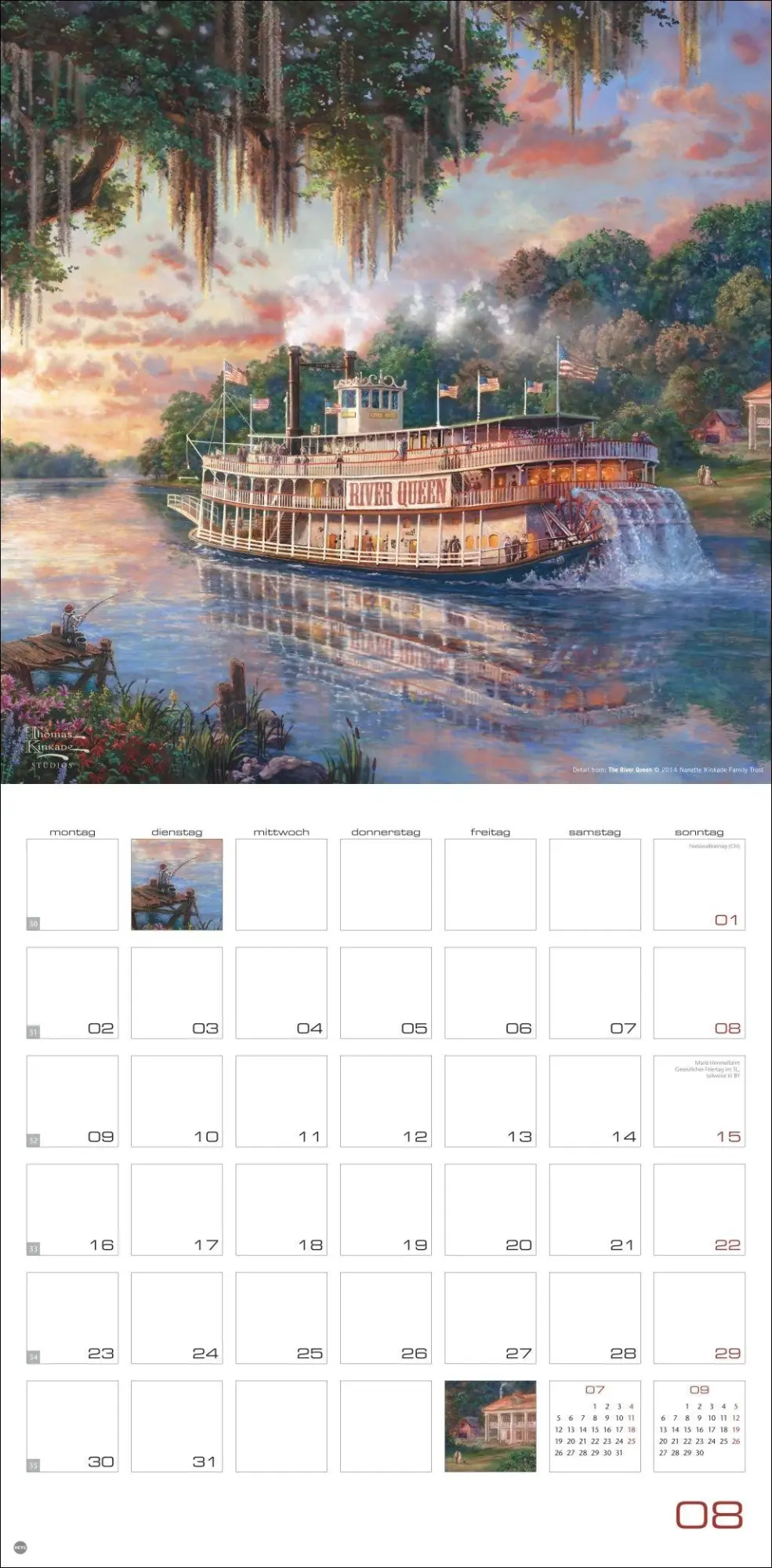 Bild: 9783756415076 | Thomas Kinkade: Land of Light Broschurkalender 2027 | Thomas Kinkade
