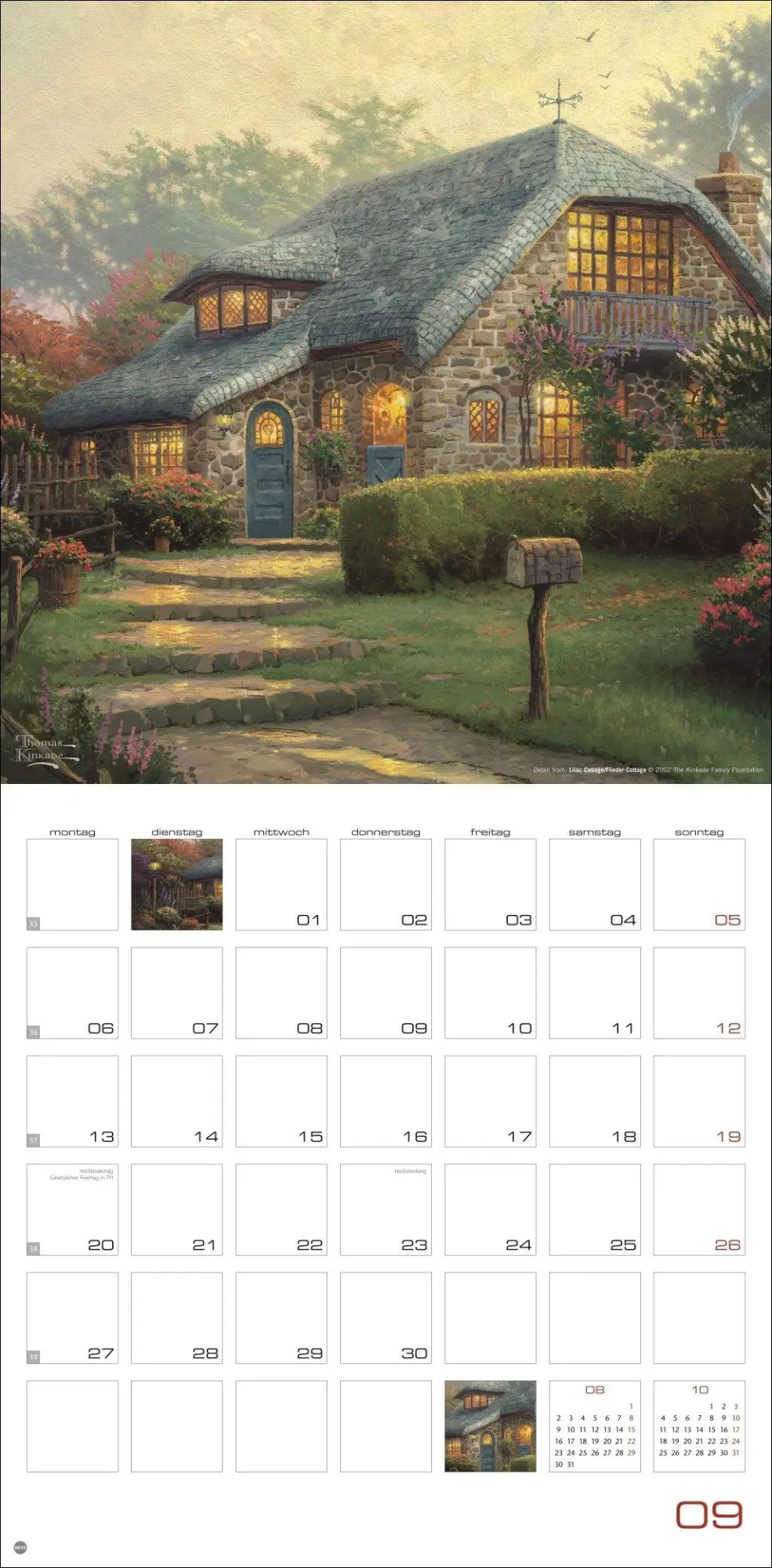 Bild: 9783756415076 | Thomas Kinkade: Land of Light Broschurkalender 2027 | Thomas Kinkade