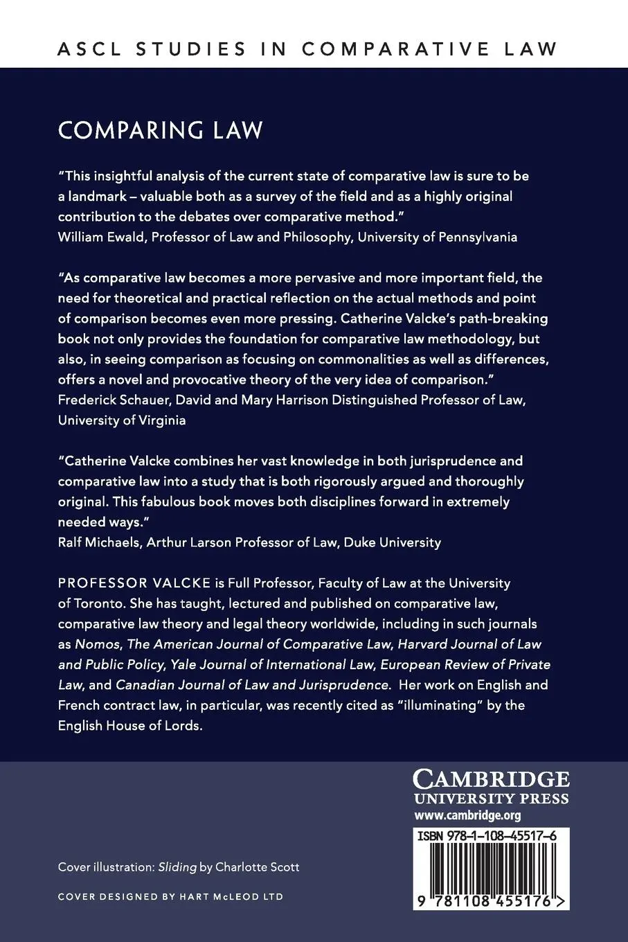 Rückseite: 9781108455176 | Comparing Law | Catherine Valcke | Taschenbuch | Englisch | 2019