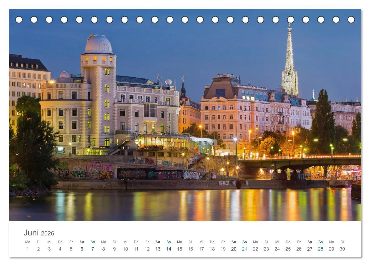 Bild: 9783457805176 | Traumhaftes Wien 2026 (Tischkalender 2026 DIN A5 quer), CALVENDO...