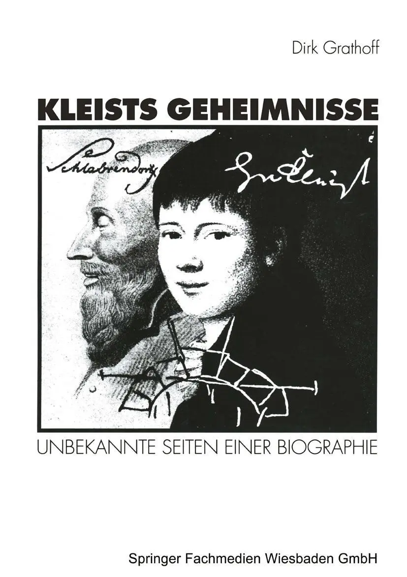 Cover: 9783531125176 | Kleists Geheimnisse | Unbekannte Seiten einer Biographie | Grathoff