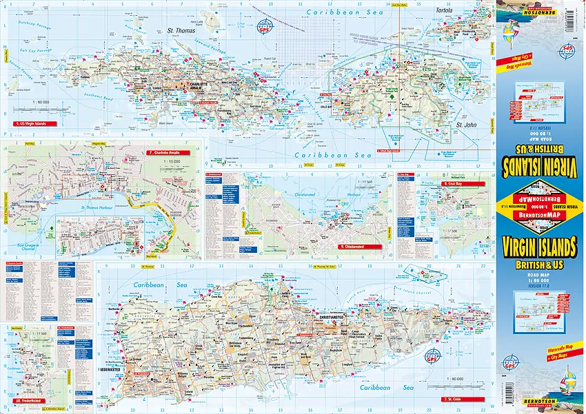 Bild: 9783865925176 | Virgin Islands | (Land-)Karte | gefalzt | 2 S. | Englisch | 2018
