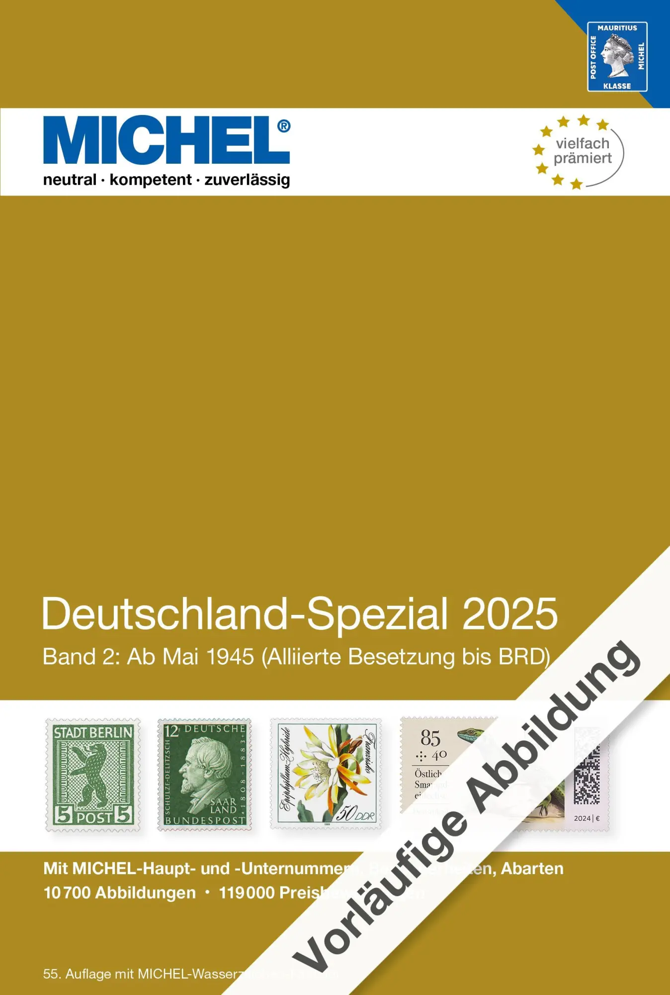 Cover: 9783954025176 | Deutschland Spezial 2025 Band 1 | Michel-Redaktion | Taschenbuch
