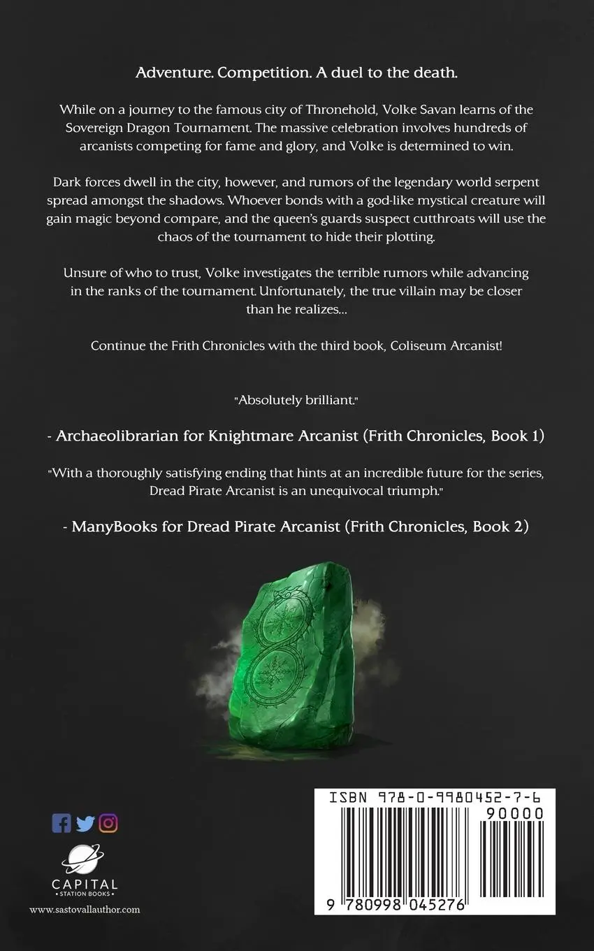 Rückseite: 9780998045276 | Coliseum Arcanist | Shami Stovall | Taschenbuch | Englisch | 2020