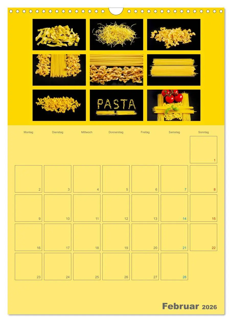 Bild: 9783516435276 | Food (Wandkalender 2026 DIN A3 hoch), CALVENDO Monatskalender | Jäger
