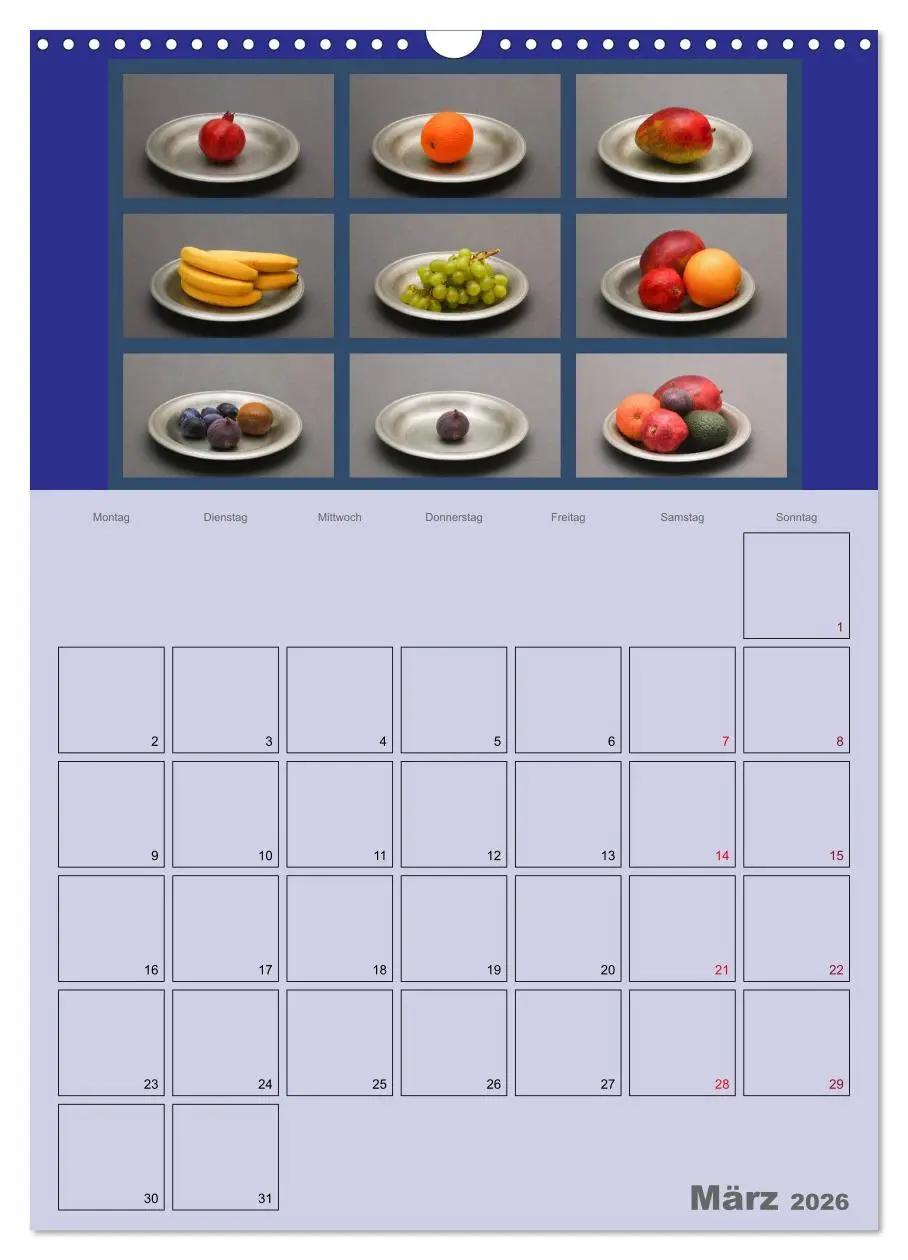 Bild: 9783516435276 | Food (Wandkalender 2026 DIN A3 hoch), CALVENDO Monatskalender | Jäger