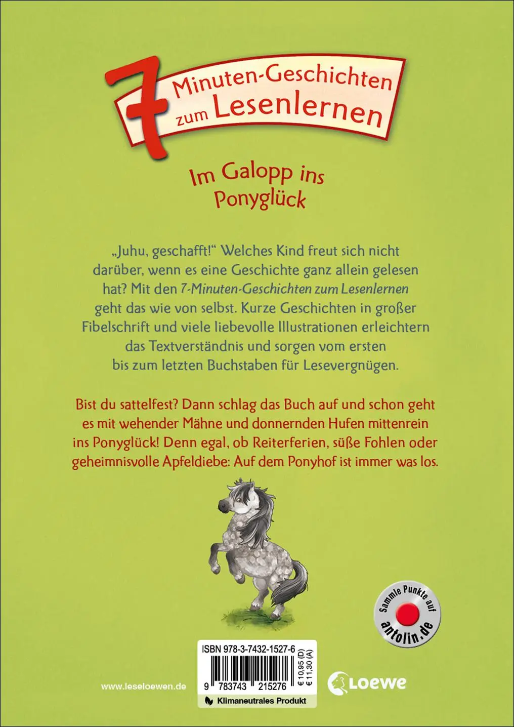 Rückseite: 9783743215276 | Leselöwen - Das Original - 7-Minuten-Geschichten zum Lesenlernen -...