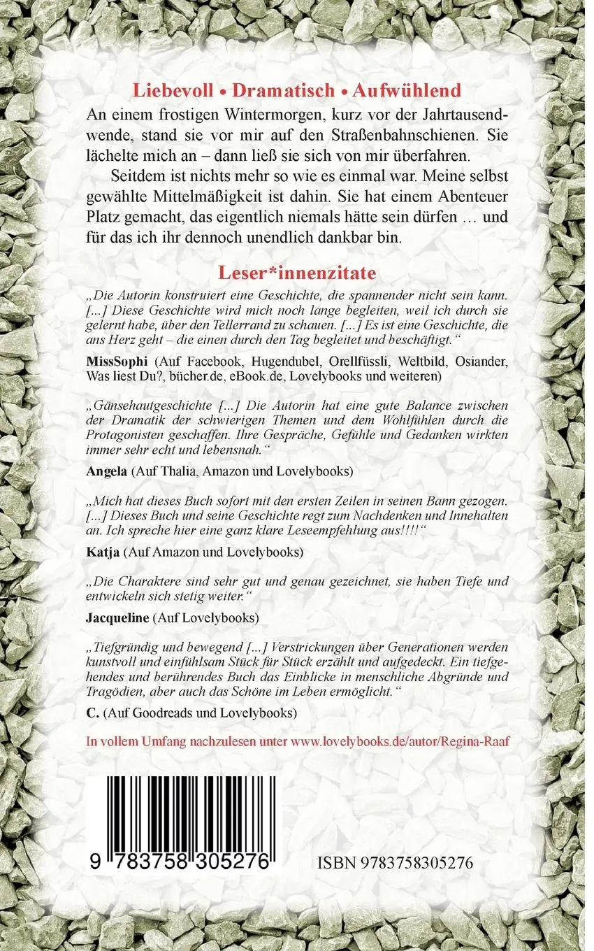 Rückseite: 9783758305276 | Verflochtene Leben | Regina Raaf | Taschenbuch | Paperback | 286 S.