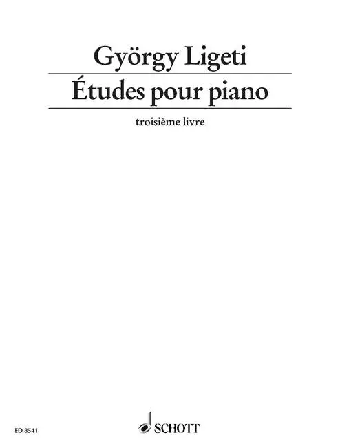 Cover: 9783795795276 | Études pur piano | Troisième livre, Noten | György Ligeti | 24 S.