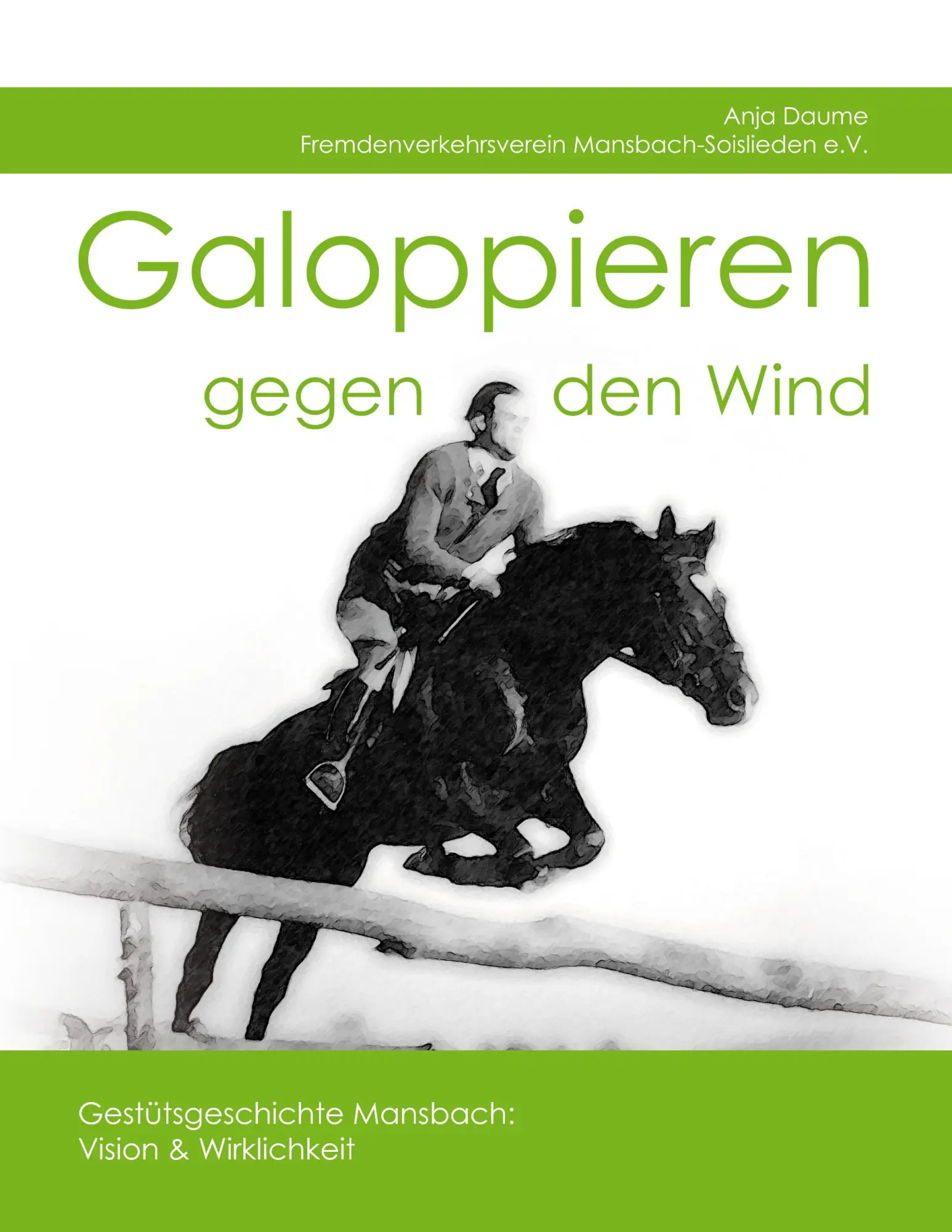 Cover: 9783839105276 | Galoppieren gegen den Wind | Gestütsgeschichte Mansbach | Anja Daume